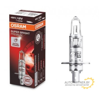 Лампа галогенная Off-Road Super Bright Premium H1 12V 100W OSRAM / 62200SBP