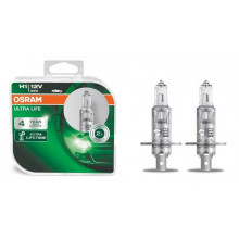Лампа галогенная Ultra Life H1 12V 55W (2 шт.) OSRAM / 64150ULTHCB