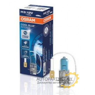 Лампа галогенная Cool Blue Intense H3 12V 55W OSRAM / 64151CBI