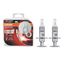 Лампа галогенная TruckStar Pro +100% H1 24V 70W (2 шт.) OSRAM / 64155TSPHCB