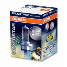 Лампа галогенная Silverstar +60% HS1 12V 35/35W OSRAM / 64185SVS