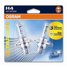 Лампа галогенная Ultra Life H4 12V 60/55W (2 шт.) OSRAM / 64193ULT02B