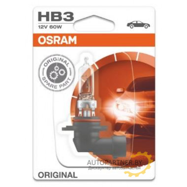Лампа галогенная Original HB3 12V 60W OSRAM / 900501B