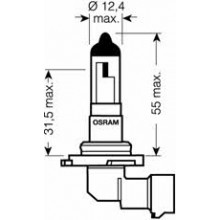 Лампа галогенная Cool Blue Intense HB4 12V 51W OSRAM / 9006CBI