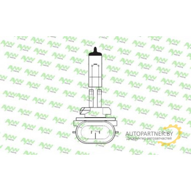 Лампа галогенная H27W/2 12V 27W AYWIPARTS / AW1910046Y