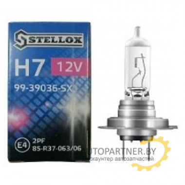 Лампа галогенная H7 12V 55W STELLOX / 9939036SX