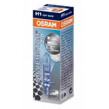 Лампа галогенная Silverstar +60% H1 12V 55W OSRAM / 64150SV2