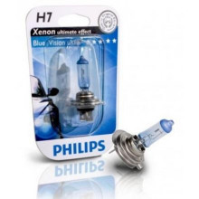 Лампа галогенная BlueVision H7 12V 55W PHILIPS / 12972BVB1