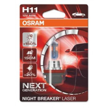 Лампа галогенная Night Breaker Laser +150% H11 12V 55W OSRAM / 64211NL01B