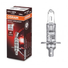 Лампа галогенная Night Breaker Silver +100% H1 12V 55W OSRAM / 64150NBS