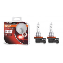 Лампа галогенная Night Breaker Silver +100% H11 12V 55W (2 шт.) OSRAM / 64211NBSHCB