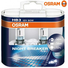 Лампа галогенная Night Breaker Plus +90% HB3 12V 60W (2 шт.) OSRAM / 9005NBPHCB