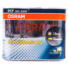 Лампа галогенная Off-Road AllSeason H7 12V 55W (2 шт.) OSRAM / 64210ALLHCBDUO
