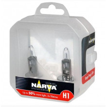 Лампа накаливания SET H1 12V 55W P14,5S RANGE POWER +50 (к-т 2шт) NARVA / 483342100