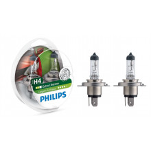 Лампа галогенная LongLife EcoVision H4 12V 60/55W (2 шт.) PHILIPS / 12342LLECOS2