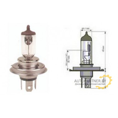 Лампа галогенная HS1 12V 35/35W SCT / 202976