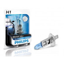 Лампа галогенная BlueVision H1 12V 55W PHILIPS / 12258BVB1