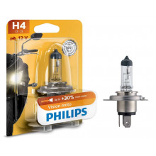 Лампа галогенная Vision Moto +30% H4 12V 60/55W PHILIPS / 12342PRBW