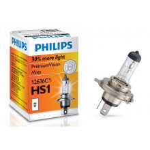 Лампа галогенная Vision Moto +30% HS1 12V 35/35W PHILIPS / 12636C1