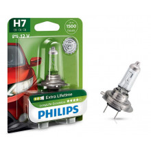 Лампа галогенная LongLife EcoVision H7 12V 55W PHILIPS / 12972LLECOB1