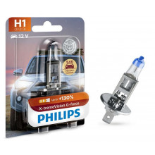 Лампа галогенная X-tremeVision G-force +130% H1 12V 55W PHILIPS / 12258XVGB1