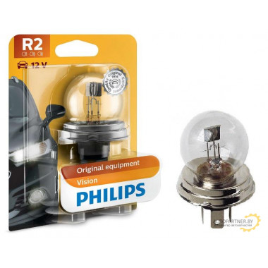Лампа накаливания Vision R2 12V 45/40W PHILIPS / 12160B1