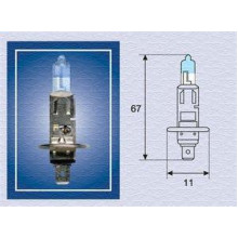 Лампа галогенная H1 12V 55W MAGNETI MARELLI / H112XL