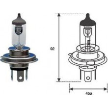 Лампа галогенная H4 12V MAGNETI MARELLI / H412