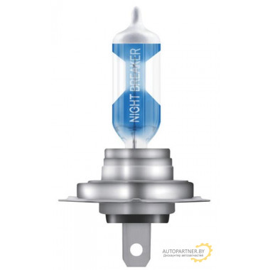 Лампа галогенная Night Breaker Laser +130% H7 12V 55W (2 шт.) OSRAM / 64210NBLHCB