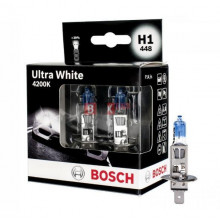 Лампа галогенная Ultra White 4200K H1 12V 55W (2 шт.) BOSCH / 1987301180