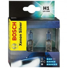 Лампа галогенная Xenon Silver H1 12V 55W (2 шт.) BOSCH / 1987301080