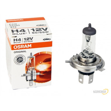 Лампа галогенная Original H4 12V 60/55W OSRAM / 64193