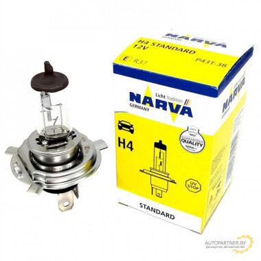 Лампа накаливания H4 12V 100 90W P43t NARVA / 48901C1