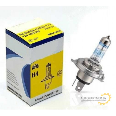 Лампа накаливания H7 12V 55W PX26d RANGE POWER +110 NARVA / 48062C1