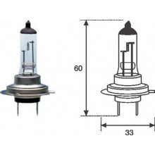 Лампа галогенная H7 12V 100W MAGNETI MARELLI / 002052600000