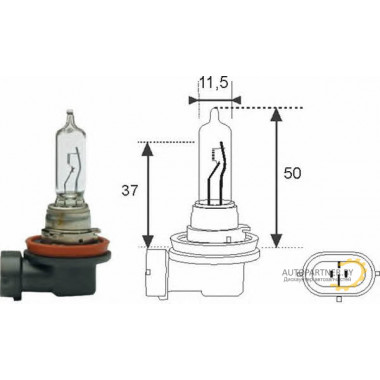 Лампа галогенная H9 12V 65W MAGNETI MARELLI / 002548100000