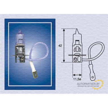 Лампа галогенная H3 24V 70W MAGNETI MARELLI / 002554100000