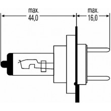 Лампа галогенная H7 12V 55W HELLA / 8GH007157126