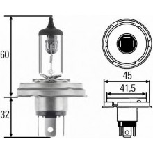 Лампа галогенная H4 12V 60/55W HELLA / 8GJ004173121