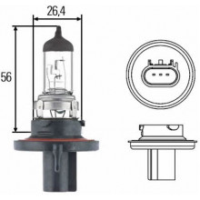 Лампа галогенная H13 12V 60/55W HELLA / 8GJ008837121