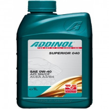 Моторное масло ADDINOL SUPERIOR 040 0W40 / 4014766072689 (1л)