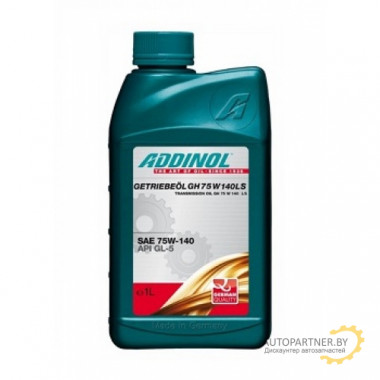 Трансмиссионное масло ADDINOL Getriebeol GH 75W 140 LS SAE 75W-140
