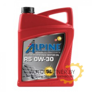 Моторное масло ALPINE RS 0W30 / 0100242 (5л)
