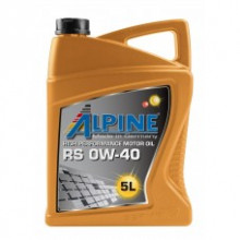 Моторное масло ALPINE RS 0W40 / 0100222 (5л)
