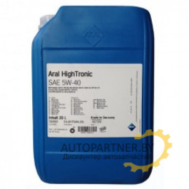 Моторное масло ARAL HIGHTRONIC 5W-40 / 1505B1 (20л)