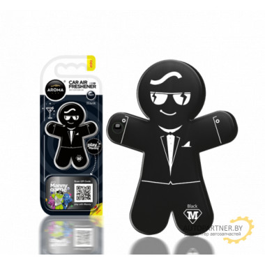 Ароматизатор пластиковый Aroma Car MANNY BLACK AROMA CAR (Польша) / 92993
