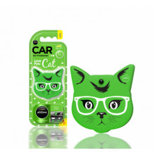 Ароматизатор воздуха полимерный Aroma Car Polymers Cat Fancy Green (Кот, аромат Модный зеленый) AROMA CAR (Польша) / 92570
