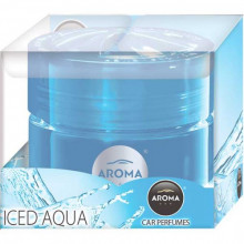 Ароматизаторы воздуха гелевые Aroma Car Gel Aqua (Водная свежесть), в пластиковой коробке, 40г AROMA CAR (Польша) / 63171.1