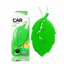 Ароматизатор воздуха полимерный Aroma Car Leaf 3D Lemon (листик, аромат лимона) AROMA CAR (Польша) / 83128