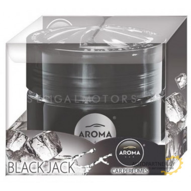 Ароматизаторы воздуха гелевые Aroma Car Gel Black (Блэк), в пластиковой коробке, 40г AROMA CAR (Польша) / 63172.1